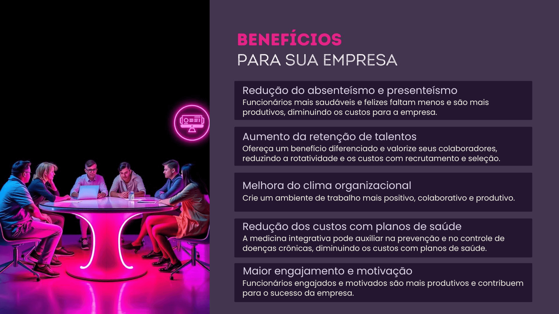 Beneficios para sua empresa